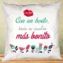 Regalos personalizados: Dise&ntilde;o y decoraci&oacute;n: Coj&iacute;n besito personalizado