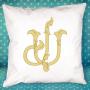 Regalos personalizados: Dise&ntilde;o y decoraci&oacute;n: Coj&iacute;n con monograma personalizado
