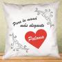 Cojín corazón personalizado