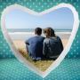 Regalos personalizados: Dise&ntilde;o y decoraci&oacute;n: Coj&iacute;n coraz&oacute;n personalizado con foto