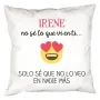 Regalos personalizados: Dise&ntilde;o y decoraci&oacute;n: Coj&iacute;n emoticono enamorado personalizado