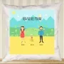 Regalos personalizados: Dise&ntilde;o y decoraci&oacute;n: Coj&iacute;n Familia Molona personalizado