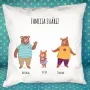 Regalos personalizados: Dise&ntilde;o y decoraci&oacute;n: Coj&iacute;n familia Oso personalizado