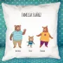 Regalos personalizados: Dise&ntilde;o y decoraci&oacute;n: Coj&iacute;n familia Oso personalizado