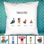Regalos personalizados: Dise&ntilde;o y decoraci&oacute;n: Coj&iacute;n familias personalizado