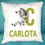 Regalos personalizados: Dise&ntilde;o y decoraci&oacute;n: Coj&iacute;n personalizado 'alfabeto animal'