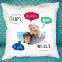 Regalos personalizados: Dise&ntilde;o y decoraci&oacute;n: Coj&iacute;n personalizado 'burbujas' para mam&aacute;
