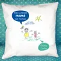 Regalos personalizados: Dise&ntilde;o y decoraci&oacute;n: Coj&iacute;n personalizado con el dibujo de tu hijo