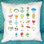 Regalos personalizados: Dise&ntilde;o y decoraci&oacute;n: Coj&iacute;n personalizado 'Dibujos'