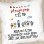 Regalos personalizados: Dise&ntilde;o y decoraci&oacute;n: Coj&iacute;n personalizado 'El mejor profe eres t&uacute;'