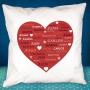 Regalos personalizados: Dise&ntilde;o y decoraci&oacute;n: Coj&iacute;n personalizado Familia 'Coraz&oacute;n'