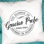 Regalos personalizados: Dise&ntilde;o y decoraci&oacute;n: Coj&iacute;n personalizado 'Gracias profe'