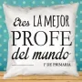 Cojín personalizado mejor profe