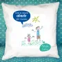 Regalos personalizados: Dise&ntilde;o y decoraci&oacute;n: Coj&iacute;n personalizado para abuelo con dibujo o foto