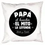 Regalos personalizados: Dise&ntilde;o y decoraci&oacute;n: Coj&iacute;n personalizado para padre 'El mito, la leyenda'