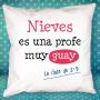 Regalos personalizados: Dise&ntilde;o y decoraci&oacute;n: Coj&iacute;n personalizado profe guay