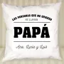 Regalos personalizados: Dise&ntilde;o y decoraci&oacute;n: Coj&iacute;n personalizado 'Te queremos pap&aacute;'