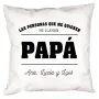 Regalos personalizados: Dise&ntilde;o y decoraci&oacute;n: Coj&iacute;n personalizado 'Te queremos pap&aacute;'