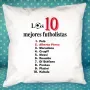 Regalos personalizados: Dise&ntilde;o y decoraci&oacute;n: Coj&iacute;n personalizado 'Top 10 futbolistas'