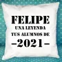 Regalos personalizados: Dise&ntilde;o y decoraci&oacute;n: Coj&iacute;n personalizado 'Una leyenda' para profesores