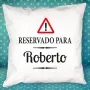 Regalos personalizados: Dise&ntilde;o y decoraci&oacute;n: Coj&iacute;n Reservado personalizado