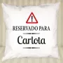 Regalos personalizados: Dise&ntilde;o y decoraci&oacute;n: Coj&iacute;n Reservado personalizado