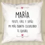Regalos personalizados: Dise&ntilde;o y decoraci&oacute;n: Coj&iacute;n rom&aacute;ntico personalizado