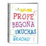 Regalos personalizados: Cuadernos: Cuaderno personalizado Mejor Profe