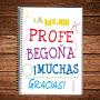 Regalos personalizados: Cuadernos: Cuaderno personalizado Mejor Profe