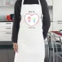 Regalos personalizados: Delantales personalizados: Delantal personalizado coraz&oacute;n con dibujo para mam&aacute;