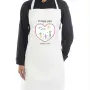 Regalos personalizados: Delantales personalizados: Delantal personalizado coraz&oacute;n con dibujo para pap&aacute;