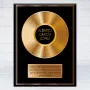 Regalos personalizados: Dise&ntilde;o y decoraci&oacute;n: Disco de oro personalizado en lienzo