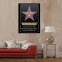 Regalos personalizados: Dise&ntilde;o y decoraci&oacute;n: Estrella de la fama personalizada en lienzo