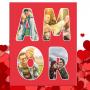 Regalos personalizados: Dise&ntilde;o y decoraci&oacute;n: Lienzo personalizado AMOR