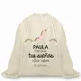 Regalos personalizados: Regalos con nombre: Mochila de cuerdas BIO personalizada con mensaje