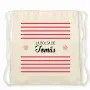 Regalos personalizados: Regalos con nombre: Mochila de cuerdas marinera BIO personalizada