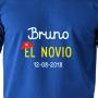 Regalos personalizados: Regalos con nombre: Pack camisetas personalizadas Los novios