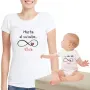 Regalos personalizados: Camisetas personalizadas: Pack camisetas personalizadas madre e hij@ 'Infinito'