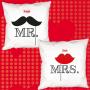 Regalos personalizados: Dise&ntilde;o y decoraci&oacute;n: Pack de cojines personalizados Mr y Mrs