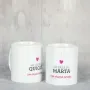 Regalos personalizados: Regalos con nombre: Pack de tazas San Valent&iacute;n personalizadas