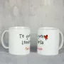 Regalos personalizados: Regalos con nombre: Pack de tazas Te quiero personalizadas