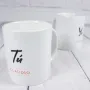 Regalos personalizados: Regalos con nombre: Pack de tazas T&uacute; y Yo personalizadas