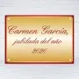 Regalos personalizados: Dise&ntilde;o y decoraci&oacute;n: Placa conmemorativa personalizada