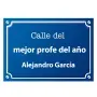 Regalos personalizados: Placa de calle personalizada para profesores: Placa de calle personalizada para profesores