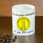 Regalos personalizados: Tazas personalizadas: Taza personalizada 'Medalla al mejor profe del a&ntilde;o'