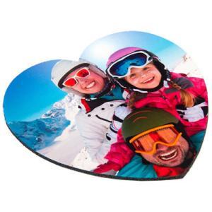 Alfombrilla corazón personalizada con foto