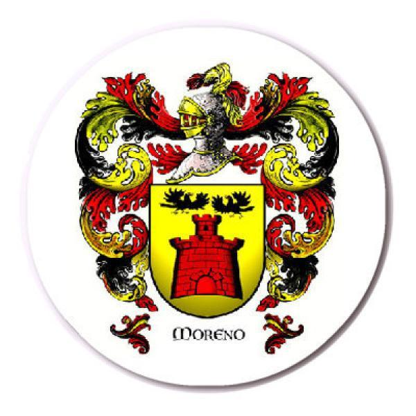 Alfombrilla redonda con escudo heráldico