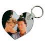 Regalos personalizados: Regalos con fotos: Llavero personalizado con foto coraz&oacute;n