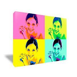 Cuadro Pop Art apaisado 4 fotos