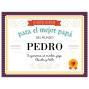 Regalos personalizados: Dise&ntilde;o y decoraci&oacute;n: Diploma para el mejor pap&aacute; personalizado